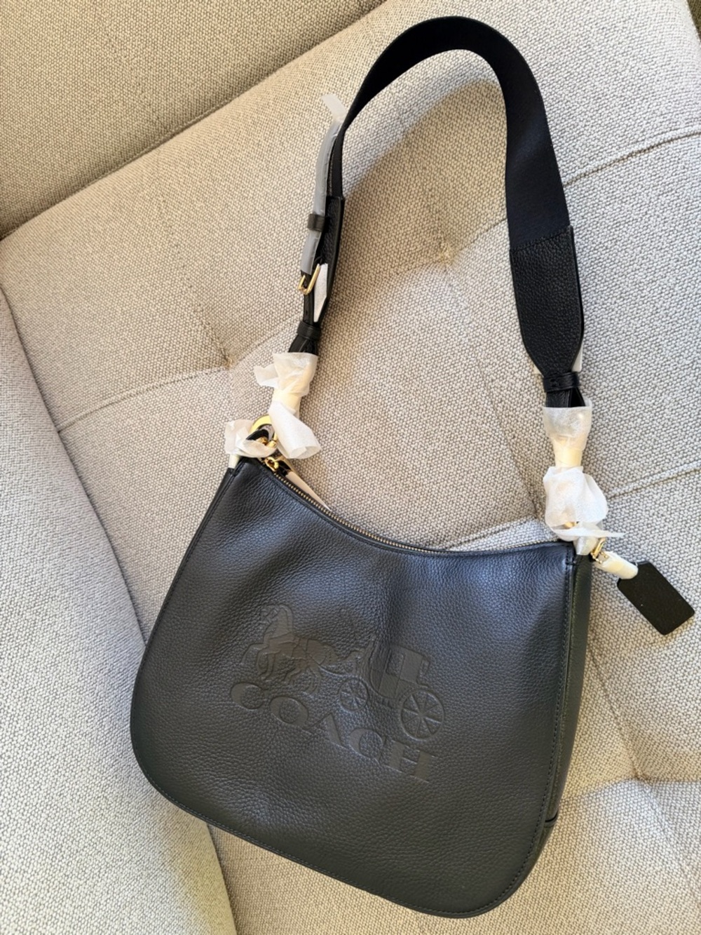 Coach Hobo (black/gold)